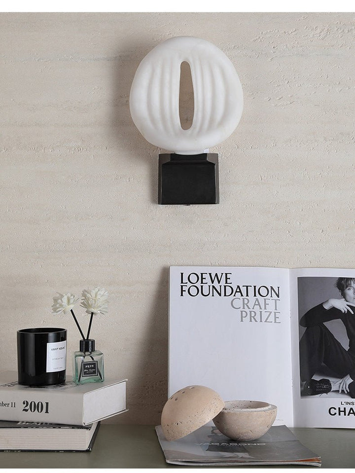 Lumen Rift Alabaster Wall Lamp - Vakkerlight