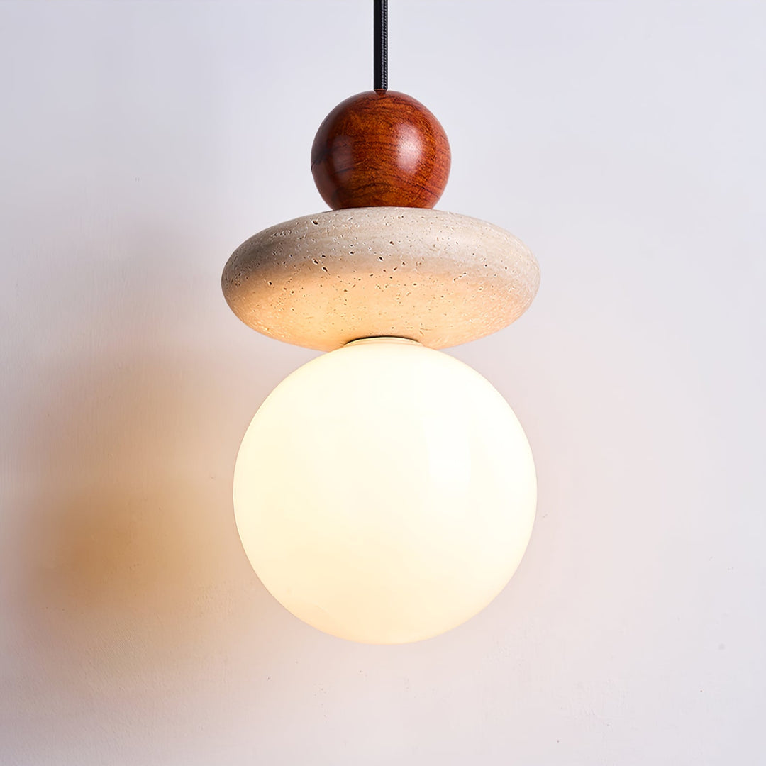 Lumi Travertine Pendant Light - Vakkerlight