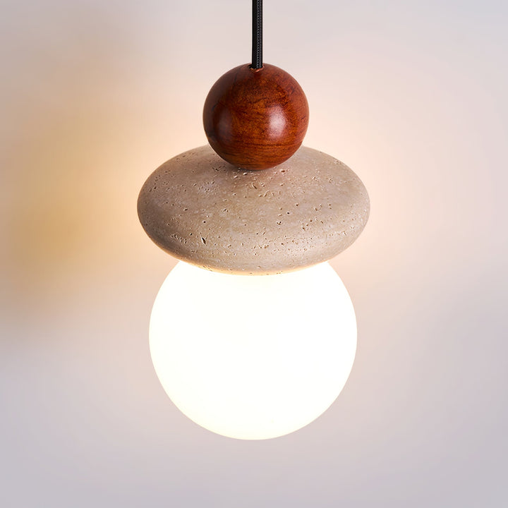 Lumi Travertine Pendant Light - Vakkerlight