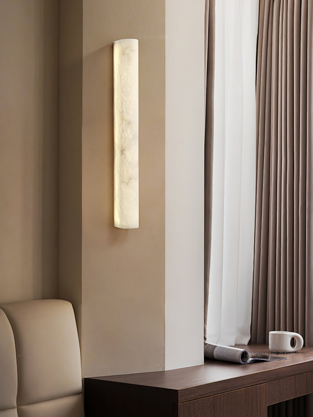 Luminara Alabaster Wall Sconce - Vakkerlight