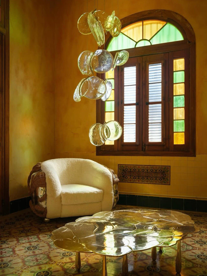 Luminous Glass Petals Pendant Lamp - Vakkerlight