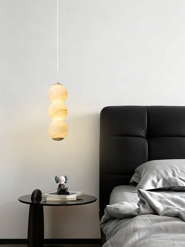 Luminous Orb Alabaster Pendant Lamp - Vakkerlight