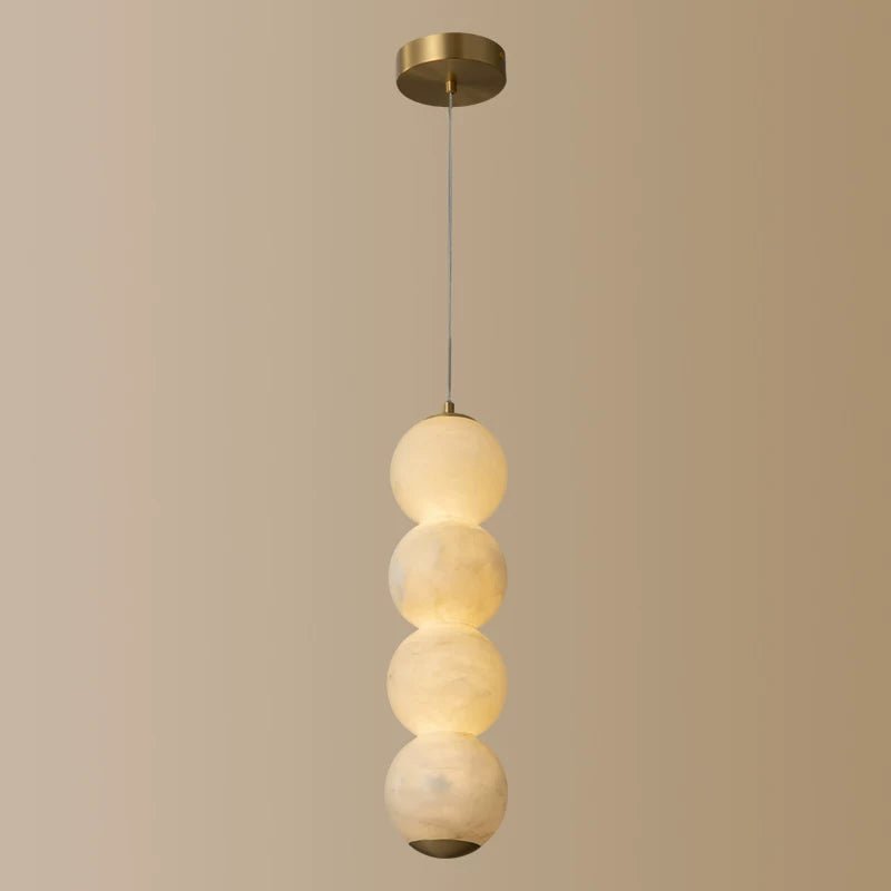 Luminous Orb Alabaster Pendant Lamp - Vakkerlight