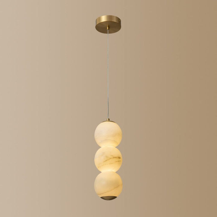Luminous Orb Alabaster Pendant Lamp - Vakkerlight