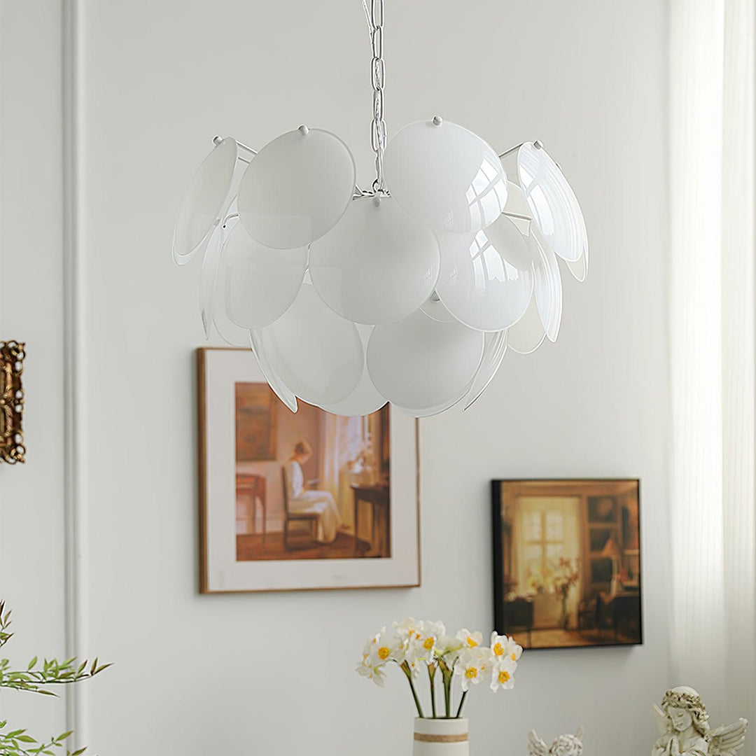 Luminous Petal Glass Chandelier - Vakkerlight