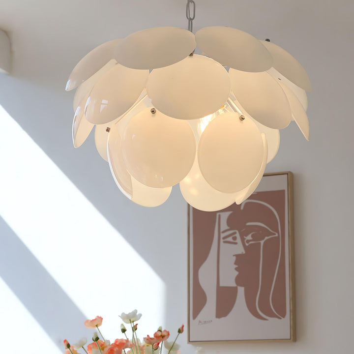 Luminous Petal Glass Chandelier - Vakkerlight