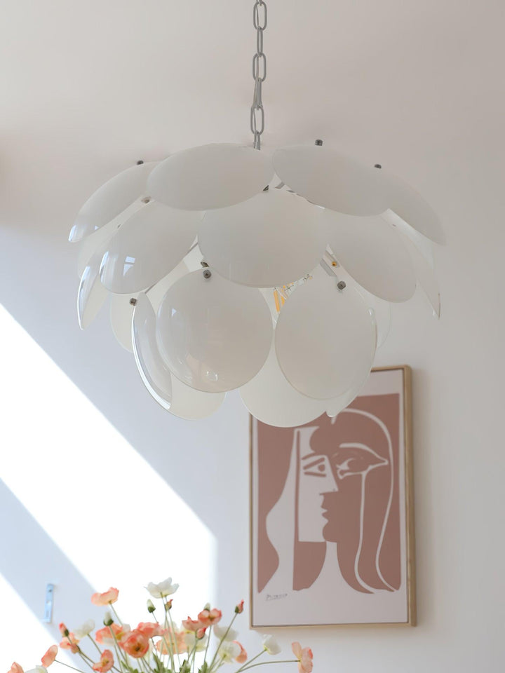 Luminous Petal Glass Chandelier - Vakkerlight