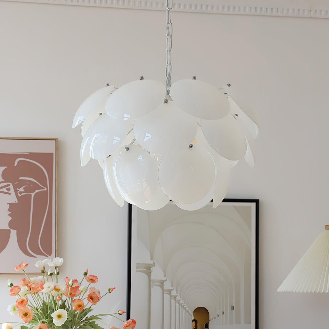 Luminous Petal Glass Chandelier - Vakkerlight