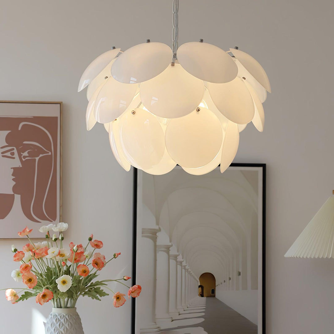 Luminous Petal Glass Chandelier - Vakkerlight