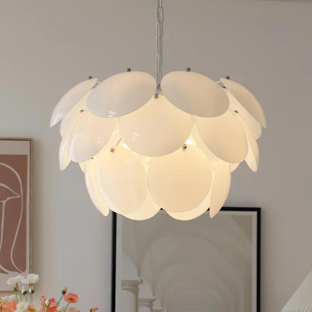 Luminous Petal Glass Chandelier - Vakkerlight