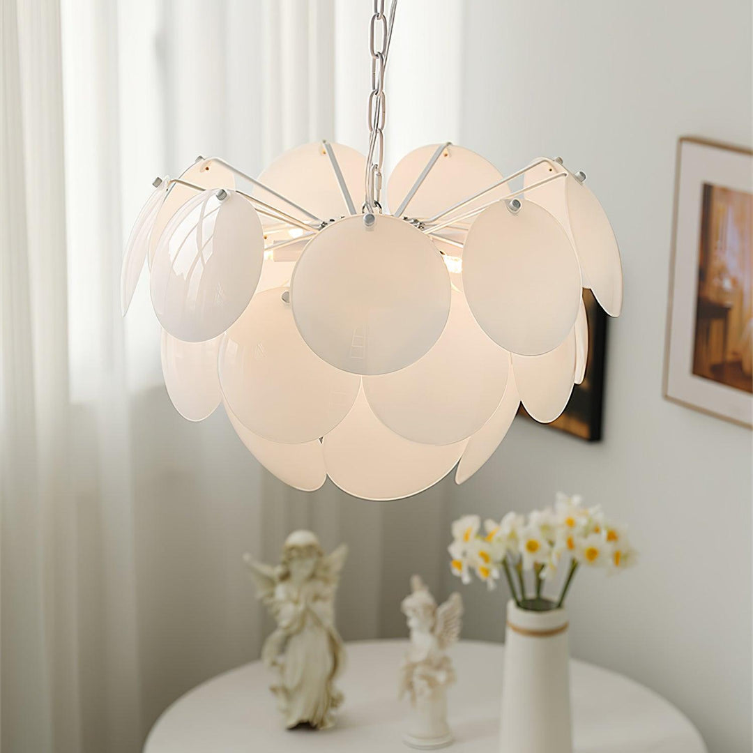 Luminous Petal Glass Chandelier - Vakkerlight