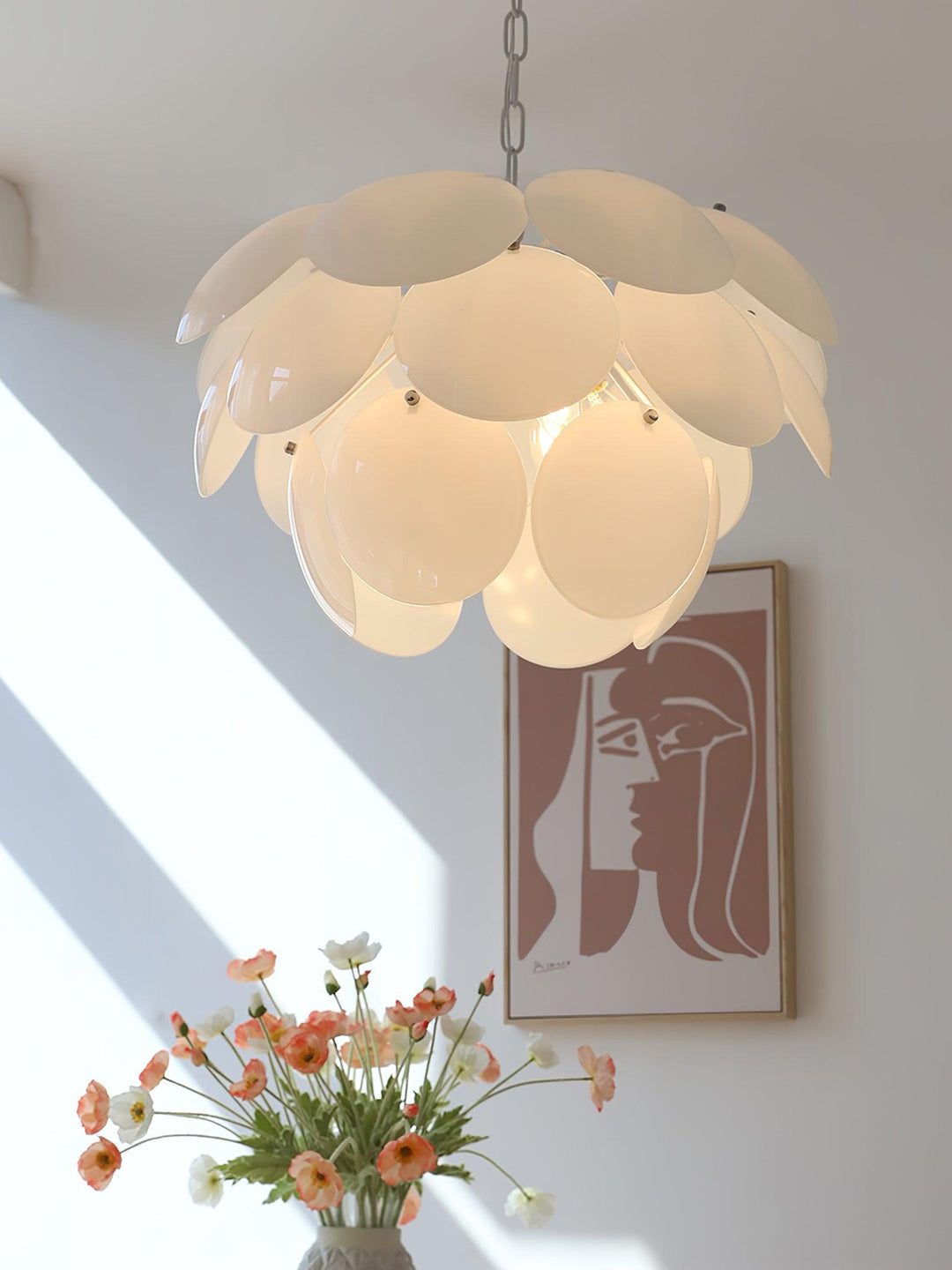 Luminous Petal Glass Chandelier - Vakkerlight