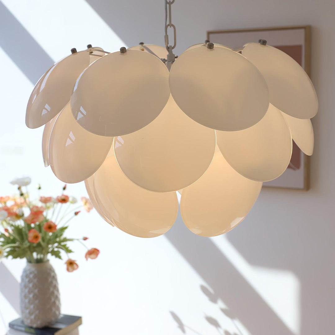 Luminous Petal Glass Chandelier - Vakkerlight