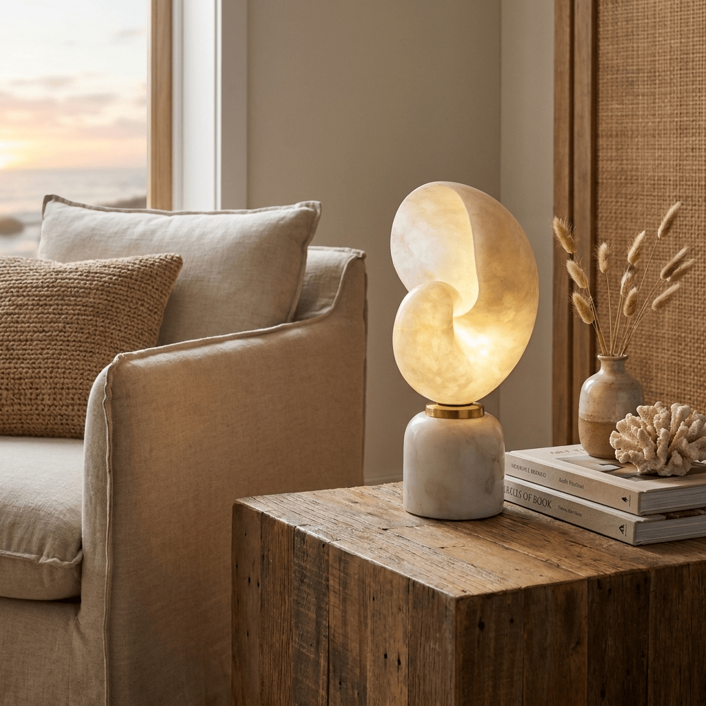 Lumora Shell Table Lamp - Vakkerlight