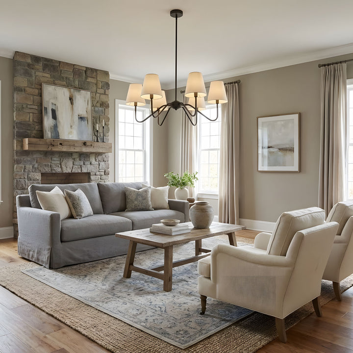 Lumos Black Chandelier