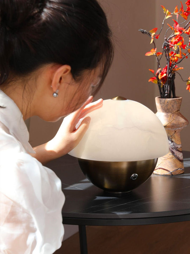 Luna Stone Mini Table Lamp - Vakkerlight