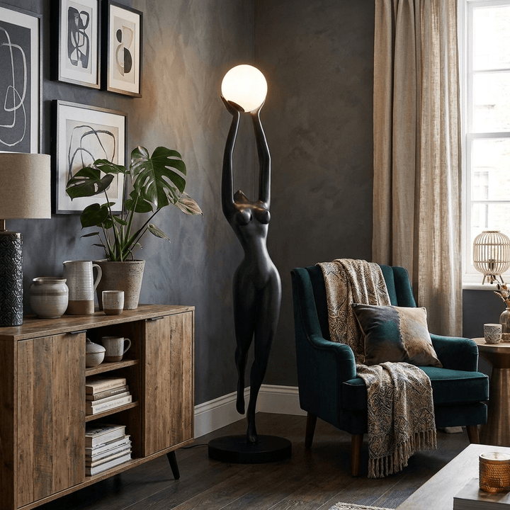 Luna Reach Sculpture Floor Lamp - Vakkerlight