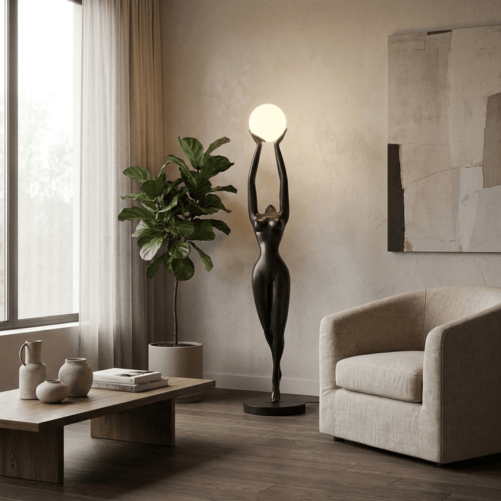 Luna Reach Sculpture Floor Lamp - Vakkerlight