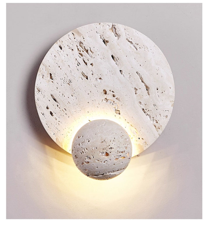 Luna Travertine Sconce - Vakkerlight