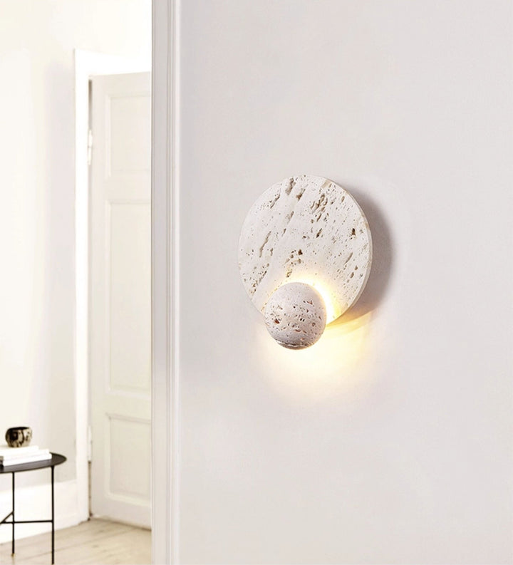 Luna Travertine Sconce - Vakkerlight