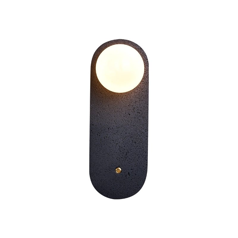 Black Travertine Hearth Sconce - Vakkerlight