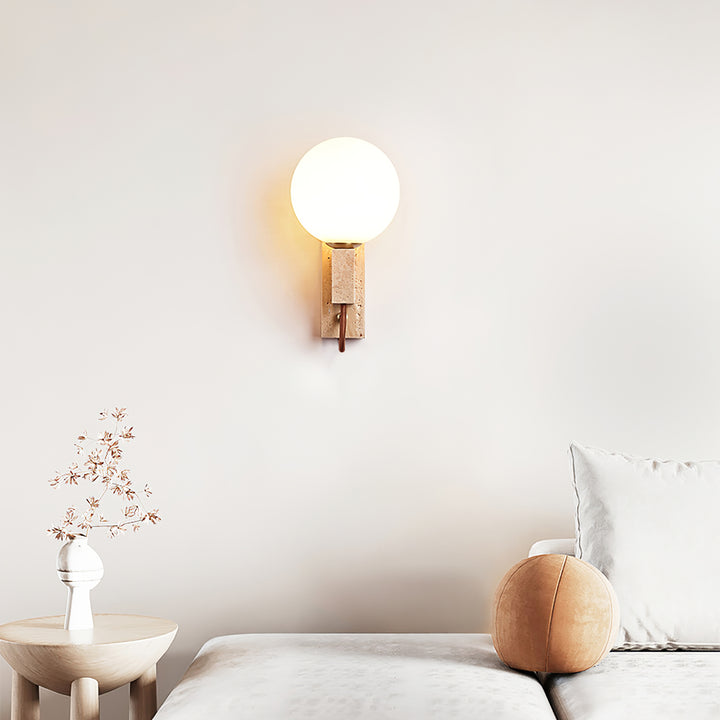 Lunar Travertine Sconce - Vakkerlight