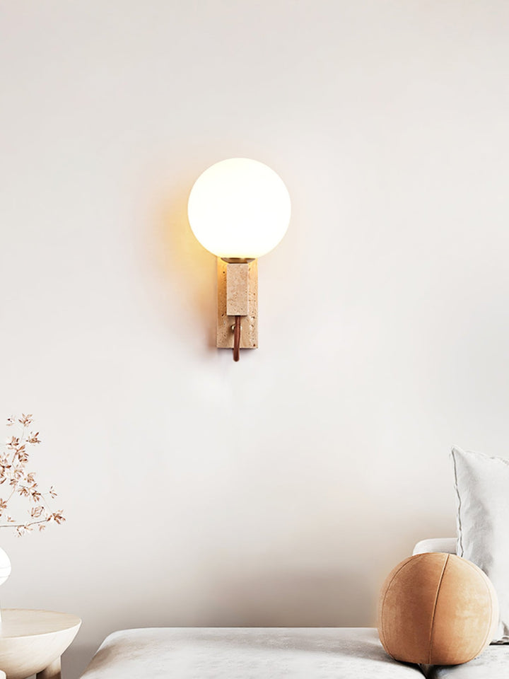 Lunar Travertine Sconce - Vakkerlight