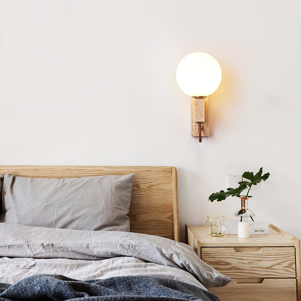 Lunar Travertine Sconce - Vakkerlight