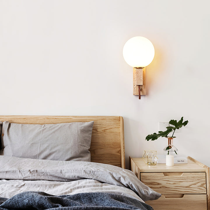 Lunar Travertine Sconce - Vakkerlight