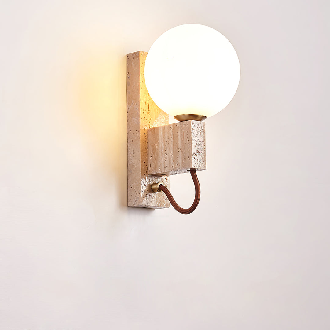 Lunar Travertine Sconce - Vakkerlight