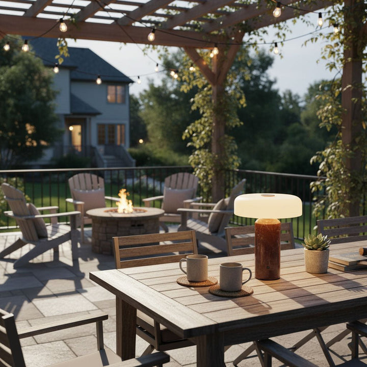 Lunara Marble Table Lamp - Vakkerlight