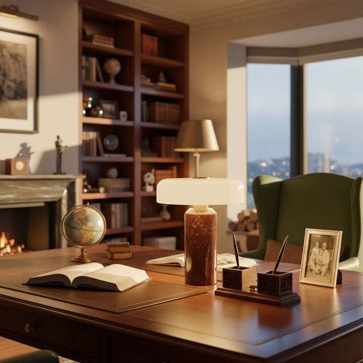 Lunara Marble Table Lamp - Vakkerlight