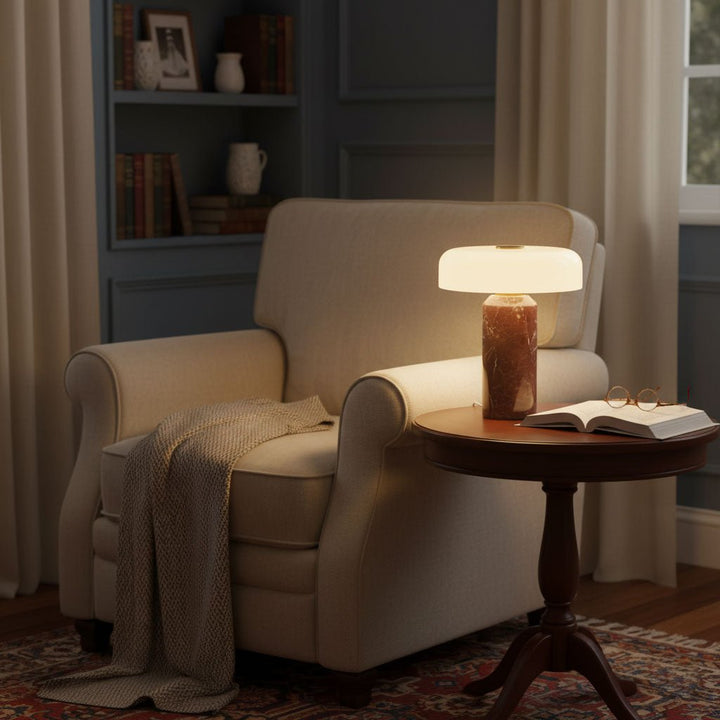Lunara Marble Table Lamp - Vakkerlight