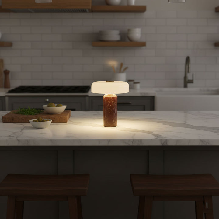 Lunara Marble Table Lamp - Vakkerlight
