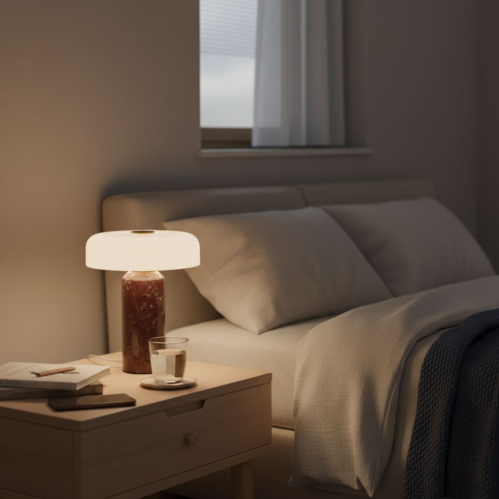 Lunara Marble Table Lamp - Vakkerlight