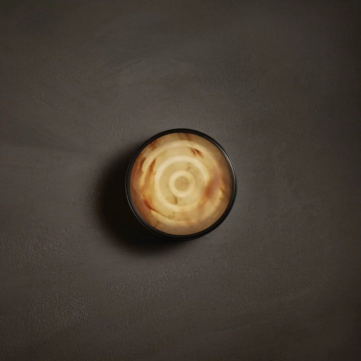 Orlina Stone Disc Wall Sconce