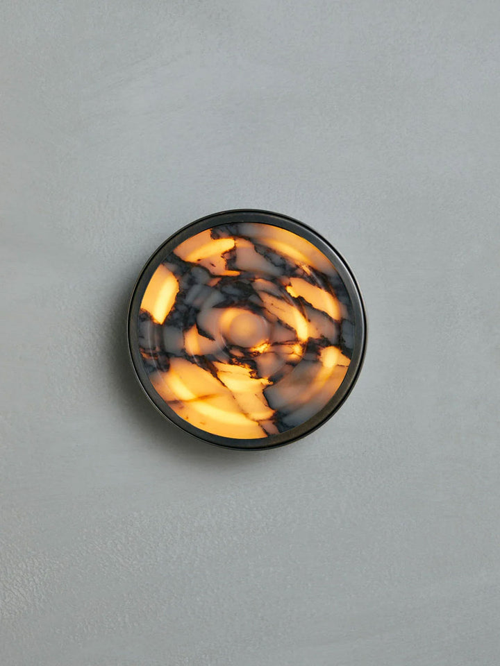 Orlina Stone Disc Wall Sconce
