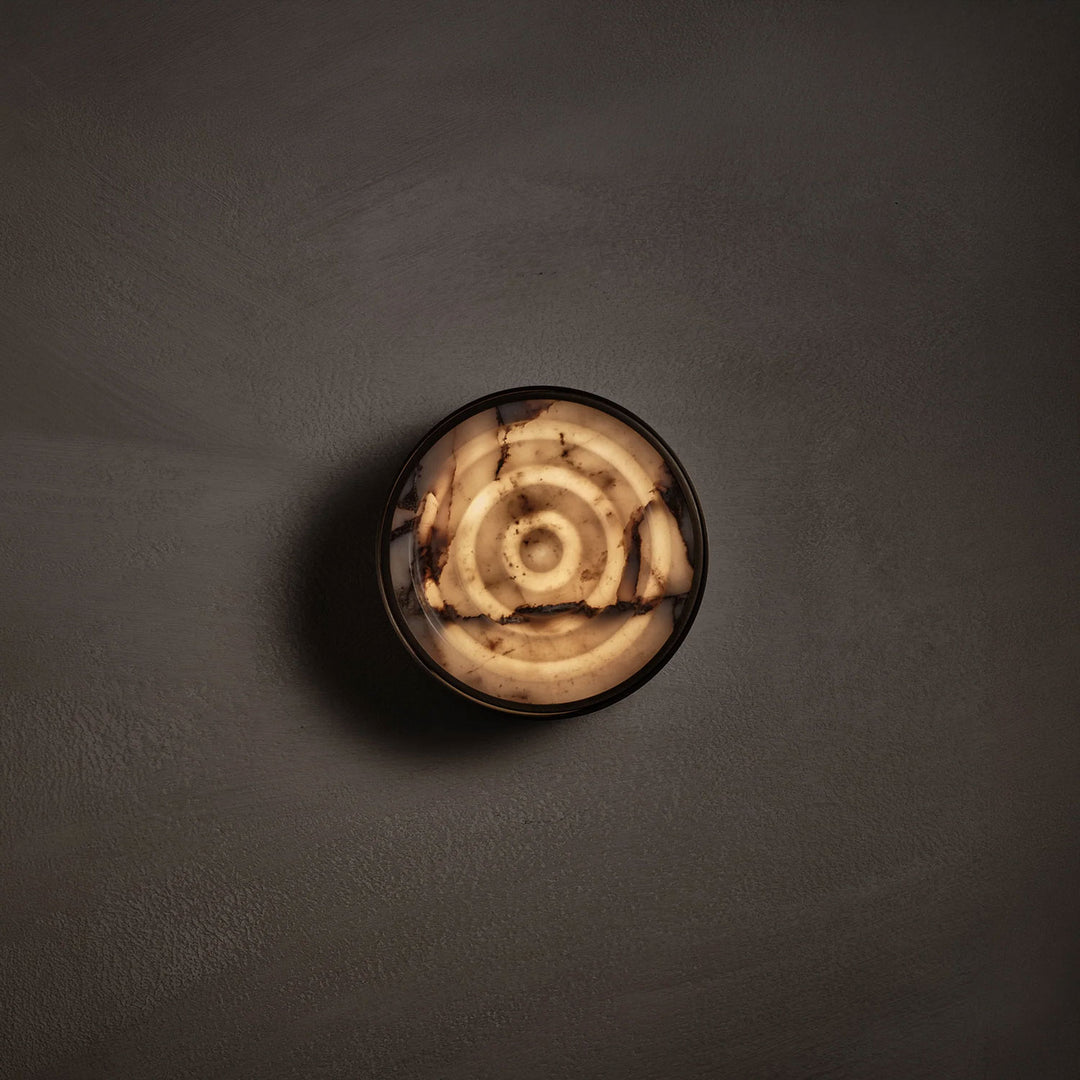 Orlina Stone Disc Wall Sconce