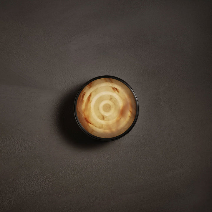 Orlina Stone Disc Wall Sconce