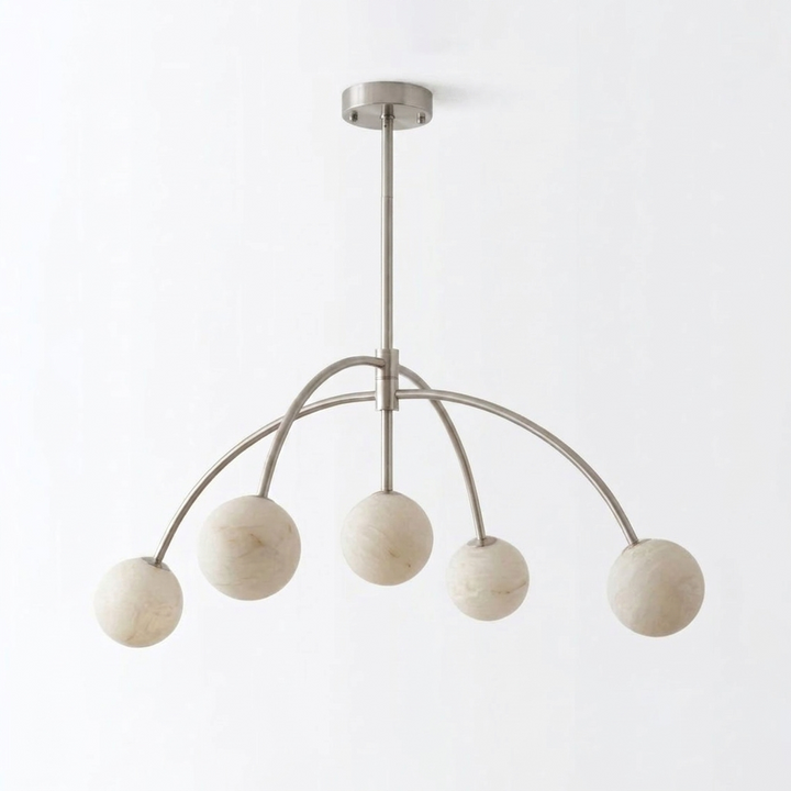Lunara Alabaster Arc Chandelier