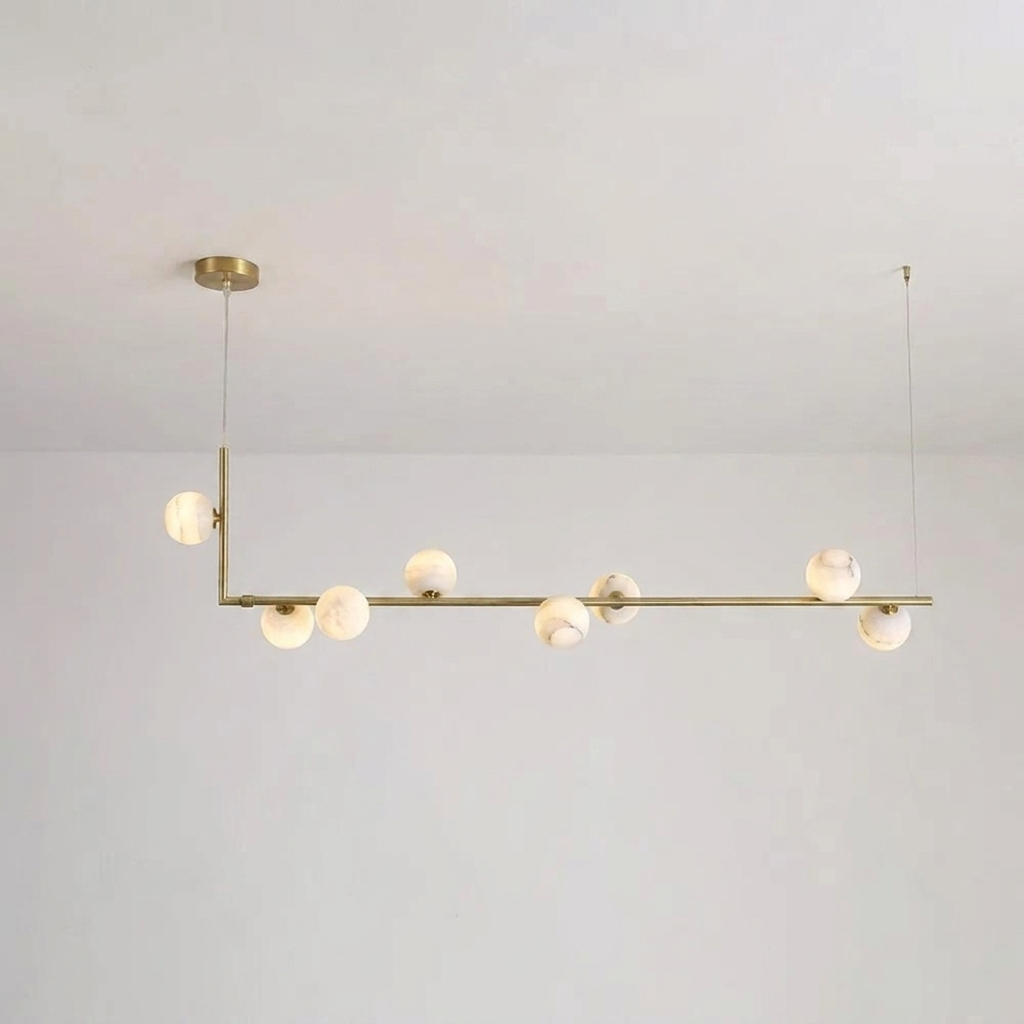 Lunara Alabaster Orb Chandelier