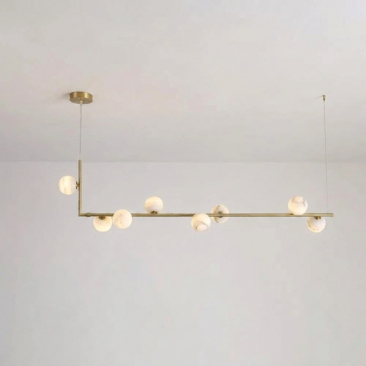Lunara Alabaster Orb Chandelier
