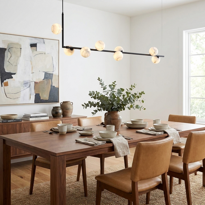 Lunara Alabaster Orb Chandelier