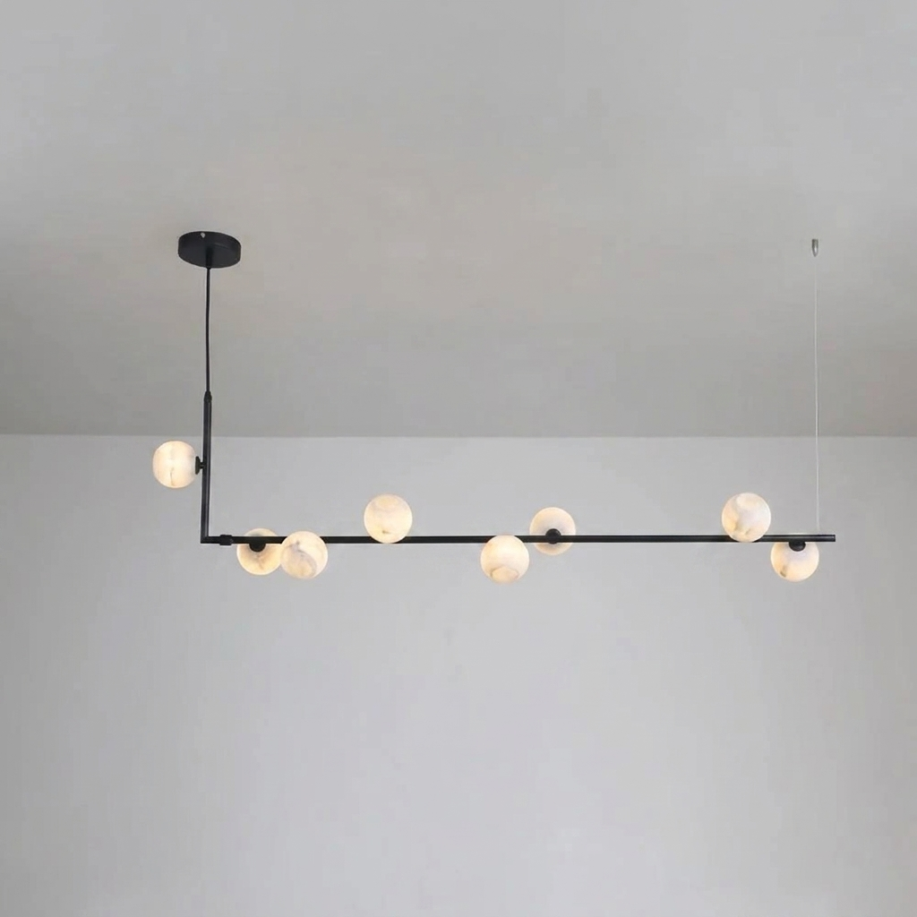 Lunara Alabaster Orb Chandelier