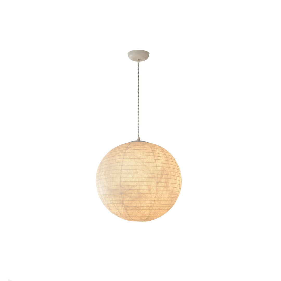 Lunara Mulberry Silk Globe Pendant Light - Vakkerlight