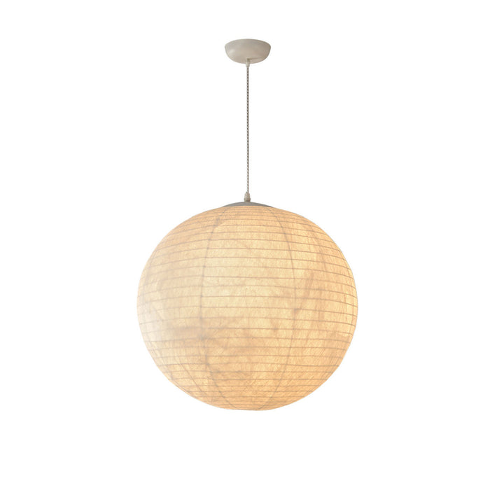Lunara Mulberry Silk Globe Pendant Light - Vakkerlight