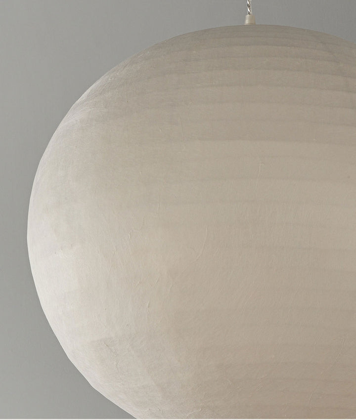 Lunara Mulberry Silk Globe Pendant Light - Vakkerlight
