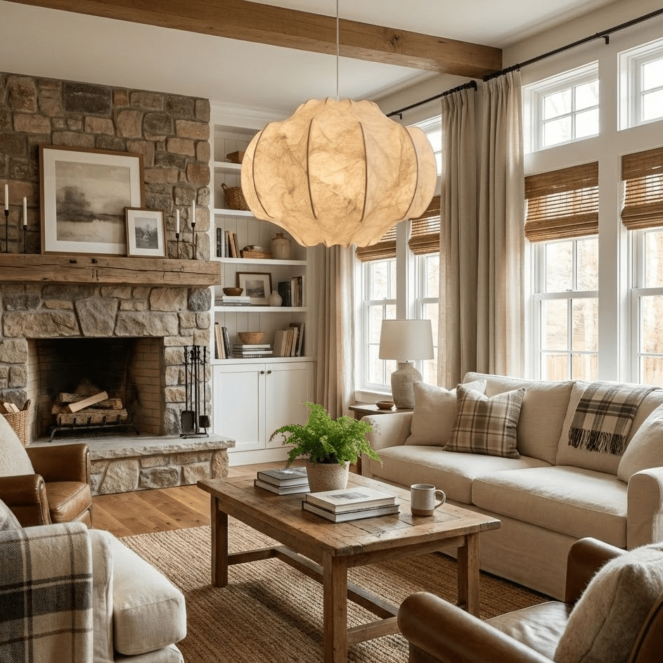 Lunara Silk Bloom Pendant Lamp - Vakkerlight