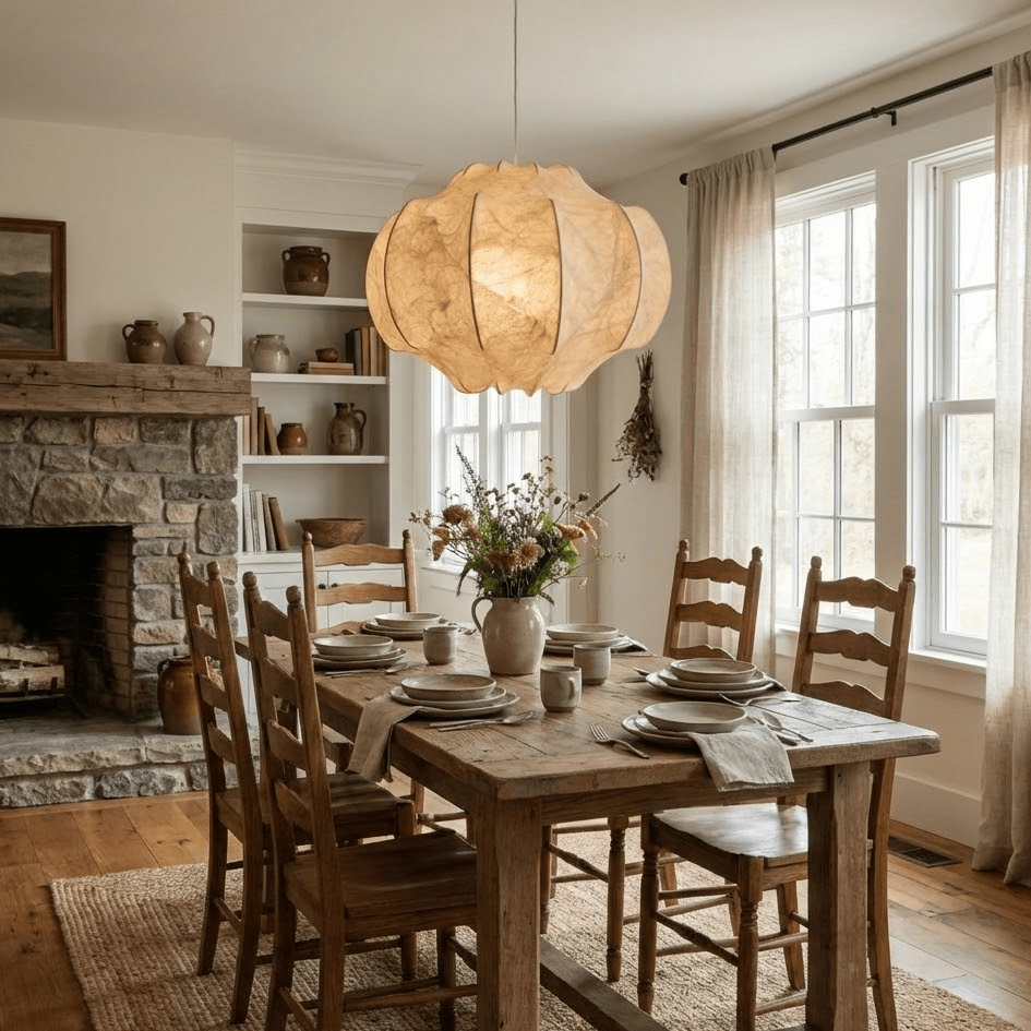 Lunara Silk Bloom Pendant Lamp - Vakkerlight