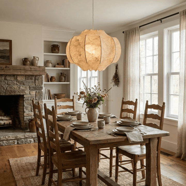 Lunara Silk Bloom Pendant Lamp - Vakkerlight